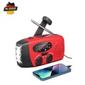 Produktbild: Notfall Solarradio mit LED Taschenlampe SOS Alarm 2000mAh Akku