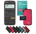 Produktbild: CASIO Taschenrechner fx-82DE X inkl. Schutztasche Pink & Fachbuch (80 Seiten, DIN A5)