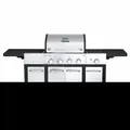 Produktbild: ALL'GRILL MAJOR - Gasgrill mit 4 Brennern, Seitenkocher, 160 x 55 x 115 cm