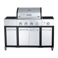 Produktbild: Allgrill Basic-Line Major Gasgrill mit 4 Brennern Seitenkocher und Seitentischen