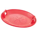 Produktbild: Riesen Rutscher Bob Schlitten Kinderschlitten Schneegleiter rot Kinder Handgriff
