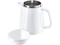 Produktbild: TCHIBO Keramik Kaffeebereiter Weiß/Silber