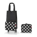 Produktbild: reisenthel foldabletrolley - Faltbarer, kompakter Einkaufswagen - einfach zu verstauen, Couleur:dots White