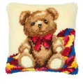 Produktbild: Vervaco PN-0014124 Knüpfkissen Teddy Bär