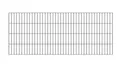 Produktbild: Alberts 642891 Doppelstabmattenzaun | verschiedene Längen und Höhen | kunststoffbeschichtet, anthrazit | Höhe 80 cm