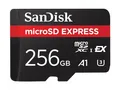 Produktbild: SanDisk microSDXC Express 256GB (V30 / U3 / UHS-I / Cl.10 / R650MB/s/W210MB/s)