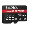 Produktbild: SanDisk microSD Express Speicherkarte 256 GB Funktioniert mit Nintendo Switch™ 2 (5,3K, 4K UHD & RAW-Bildaufnahmen, Lesen bis zu 880 MB/s & Schreiben bis zu 650 MB/s, RescuePRO Deluxe)
