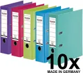 Produktbild: Original Falken 10er Pack Chromocolor Premium-Ordner. Made in Germany. Kunststof