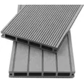 Produktbild: Home Deluxe Terrassendielen, Hellgrau, Kunststoff, 14.6x2.1x220 cm, Gartenzubehör, Terrassen- & Balkonböden, Terrassenfliesen