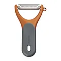 Produktbild: Zyliss Schäler mit Julienne-Funktion, Sparschäler, Extra scharfer Universalschäler, Zackenschliffklinge, komfortablem Griff aus nachhaltigem Weizenstroh, Sicherheitsabdeckung, spülmaschinenfest