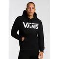 Produktbild: Vans Kapuzensweatshirt VANS CLASSIC PULLOVER (1-tlg) Hoodie, Kapuzenpullover mit großem Logoprint schwarz M (48/50)