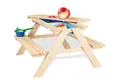 Produktbild: Pinolino 201093 Kindersitzgarnitur Matsch-Nicki für 4 aus Holz natur NEU & OVP