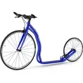 Produktbild: Yedoo Wolfer Sport Alloy Roller Scooter Tretroller - für Erwachsene und Teenager, bis 120 kg, mit Luftreifen 28/20 und verstellbarem Lenker Blau - Blau