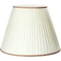 Produktbild: Orion Lightstyle Lampenschirm Creme Stoff mit Brauner Borte Ø 56 cm H 41 cm