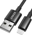 Produktbild: Anker 331 USB-A zu Lightning Kabel (Nylon) Schwarz / 3.3ft