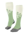 Produktbild: FALKE Damen Skisocken SK2 Intermediate W Kh Wolle Funktionsmaterial warm dick 1 Paar, Grün Quiet Green 7378, 35-36