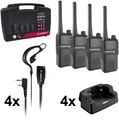 Produktbild: ALBRECHT TT W3-4 - Funkgeräte, Tectalk Worker 3, PMR446, 4er Kofferset