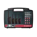 Produktbild: Albrecht Tectalk Worker 3 Koffer-Set, 4 Walkie-Talkies & Zubehör, PMR446-Funkgeräte mit VOX, robust für Baustelle, Security, Betrieb & Outdoor