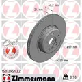 Produktbild: 2x ZIMMERMANN Formula F Bremsscheibe 150.2951.32