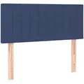 Produktbild: vidaXL Kopfteil Blau 80x5x78/88 cm Stoff