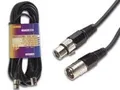 Produktbild: XLR-Kabel Professional XLR-Stecker auf XLR-Buchse (10 m, Schwarz)