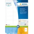 Produktbild: HERMA Universaletiketten 8632 Selbstklebend Weiß 6,35 x 3,81 cm 10 Blatt à 21 Etiketten