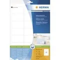 Produktbild: HERMA Premium - Permanent selbstklebende, matte laminierte Adressetiketten aus Papier - weiß - 63,5 x 38,1 mm 210 Etikett(en) (10 Bogen x 21) (8632)