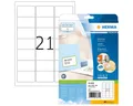 Produktbild: HERMA Etiketten HERMA Etiketten permanent weiß 63,5x38,1mm 10 Blatt 210 Stück