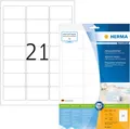 Produktbild: HERMA Etiketten Etiketten weiß 63,5x38,1mm Premium A4 VE=210 Stück