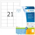 Produktbild: 8632 Adressetiketten, 10 Blatt, 63,5 x 38,1 mm, 21 pro A4 Bogen, 210 Stück, s...