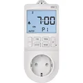 Produktbild: EMOS 2in1 Steckdosenthermostat und Zeitschaltuhr für Heizung und Kühlung, Heizkörper, Infrarotheizung, Aquarium, Terrarium, Gewächshaus , P5660SH - Weiß