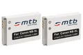 Produktbild: mtb more energy 2x NB-5L kompatibler Akku für Canon Digitalkameras Kamera-Akku kompatibel mit Akku-Typ Canon NB-5L 1150 mAh (3,7 V)