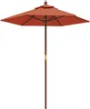Produktbild: vidaXL Sonnenschirm mit Holzmast Terrakotta 196x231 cm