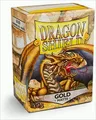 Produktbild: Arcane Tinmen Sammelkarte Dragon Shield Sleeves Matte Gold (100ct)