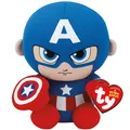 Produktbild: TY 41189 Captain America Reg Marvel-Beanie, Multicolored, Regular Captain Americ
