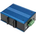 Produktbild: Digitus 8-Port 10/100/1000BASE-TX+1-Port 1000Base-FX Industrial PoE Switch (9 Ports) (DN-651137)