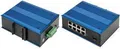 Produktbild: Digitus 8-Port 10/100/1000BASE-TX+1-Port 1000Base-FX Industrial PoE Switch - Unmanaged - Gigabit Ethernet (10/100/1000) - Vollduplex - Power over Ethernet (PoE) (DB-651137)