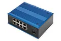 Produktbild: DN-651137 DIGITUS 8 Port Gigabit Ethernet Netzwerk PoE Switch Industrial Unm ~D~
