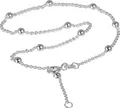 Produktbild: SilberDream Fußkette mit Anhänger SilberDream Fußkette silber für Damen 925, Damen Fußketten Kugel aus 925 Sterling Silber, Farbe: silber