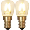 Produktbild: STAR Soft Glow E14 2100K 2er Set Leuchtmittel Birne warmweiß 90lm Edison IP44