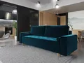 Produktbild: Fun Möbel 3-Sitzer Sofa BELANO mit Schlaffunktion in Stoff Itaka, inkl. Bettkasten, Rundumbezug