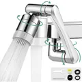 Produktbild: Wasserhahn Verlängerung mit Perlator Wassersparer für Wasserhahn Aufsatz mit