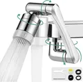 Produktbild: Wasserhahn Verlängerung mit Perlator 1440° Drehbar Multifunktional 2 Sprühmodi