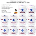 Produktbild: NIVEA Repair & Care Urea Creme mit 15% Glycerin für Sehr Trockene Haut 10x400ml