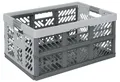 Produktbild: Klappbox 45l Profi Hellgrau Kunststoff faltbar stapelbar 54x37x28cm