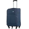 Produktbild: Beibye Weichgepäck-Trolley 4 Rollen, 74 cm, 115 Liter, 4,2 kg, Dehnfalte, blau - Blau