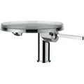 Produktbild: LAUFEN Kartell Einhebel-Waschtischmischer disc, Festauslauf, mit Ablaufventil, Ausladung 110 mm, chrom, H3113310041111