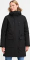 Produktbild: NORTH BEND NBBree Damen Parka Winterjacke Mantel Jacke winddicht wärmend wasserdicht atmungsaktiv Kinnschutz verstellbarer Saum Kapuze Reißverschlusstaschen