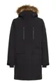 Produktbild: NORTH BEND NBBree Damen Parka Winterjacke Mantel Jacke winddicht wärmend wasserdicht atmungsaktiv Kinnschutz verstellbarer Saum Kapuze Reißverschlusstaschen, Größe:38, Farbe:Black (1001)