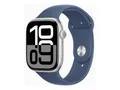 Produktbild: Apple Watch Series 10 (GPS) - 46 mm - Aluminium, Silber